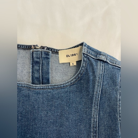 DL1961 Girls betty Blue Denim jean Dress small - Picture 5 of 8